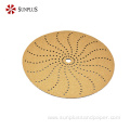 Gold Sandpaper Hook and Loop Abrasive Sanding Disc